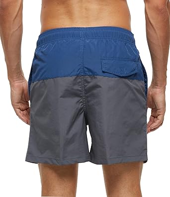 Men's Swim Trunks Quick Dry Beach Shorts with Pockets
